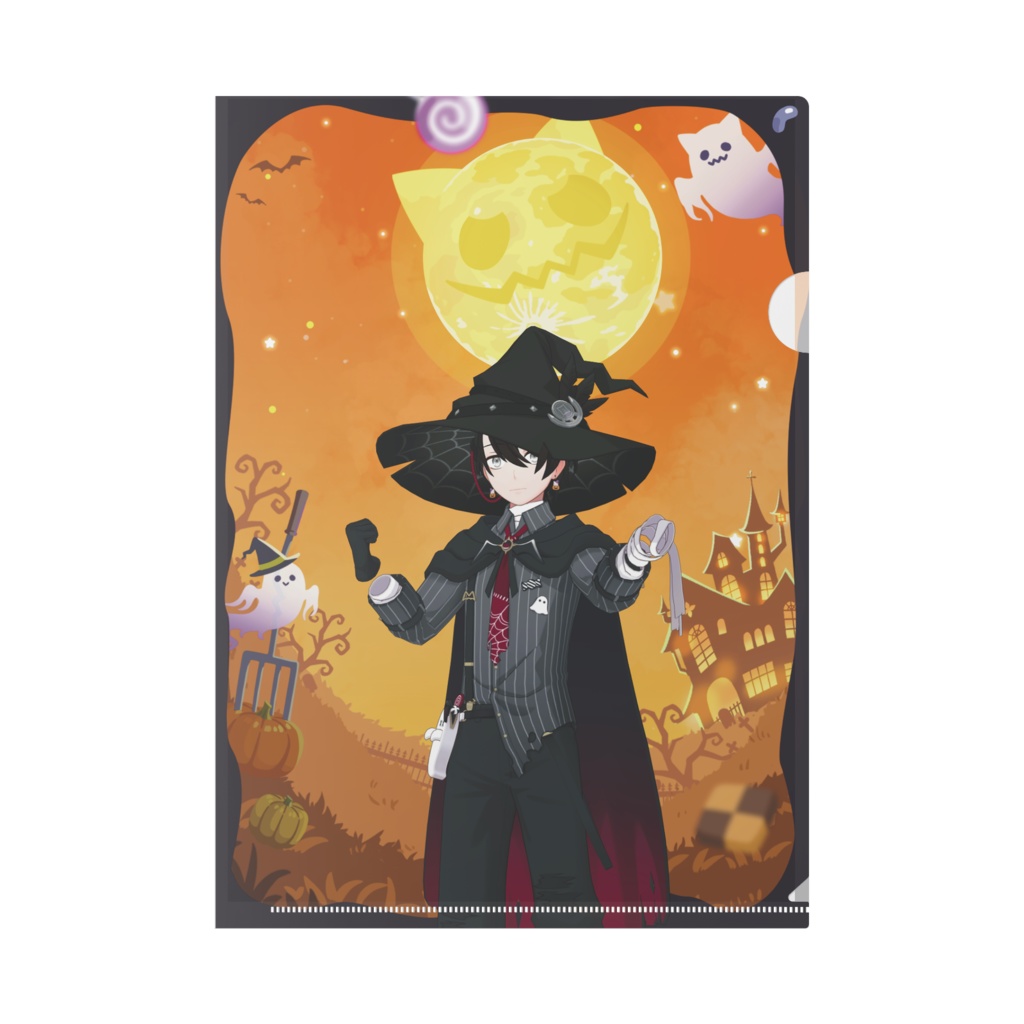 【くまっぺ】ハロウィングッズ-クリアファイル