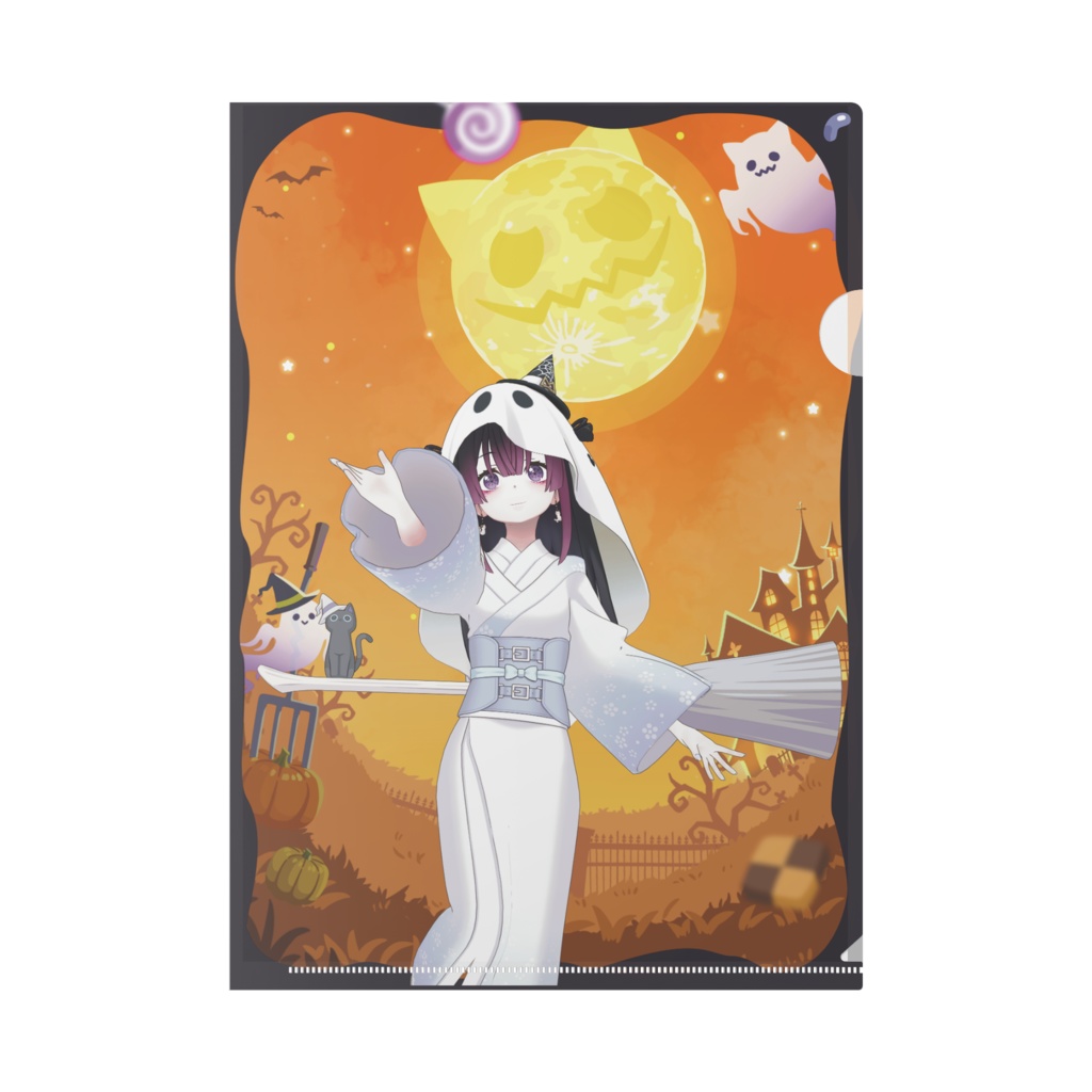 【くろあ】ハロウィングッズ-クリアファイル
