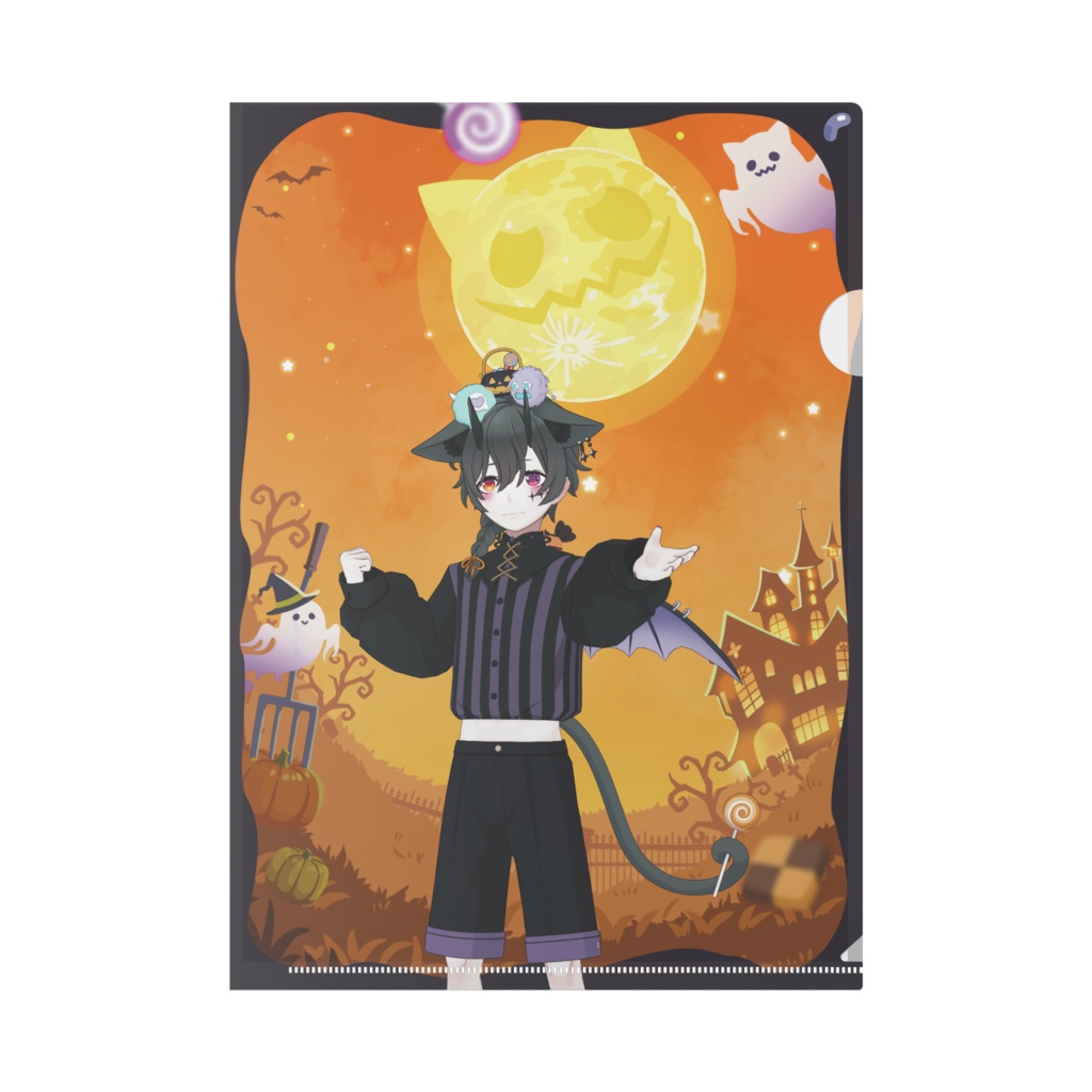 【こたろ】ハロウィングッズ-クリアファイル