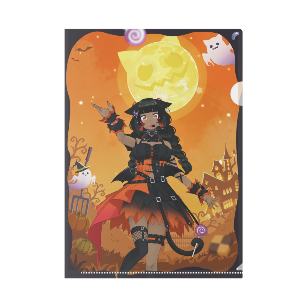 【ゴリリア★パッチーモ】ハロウィングッズ-クリアファイル