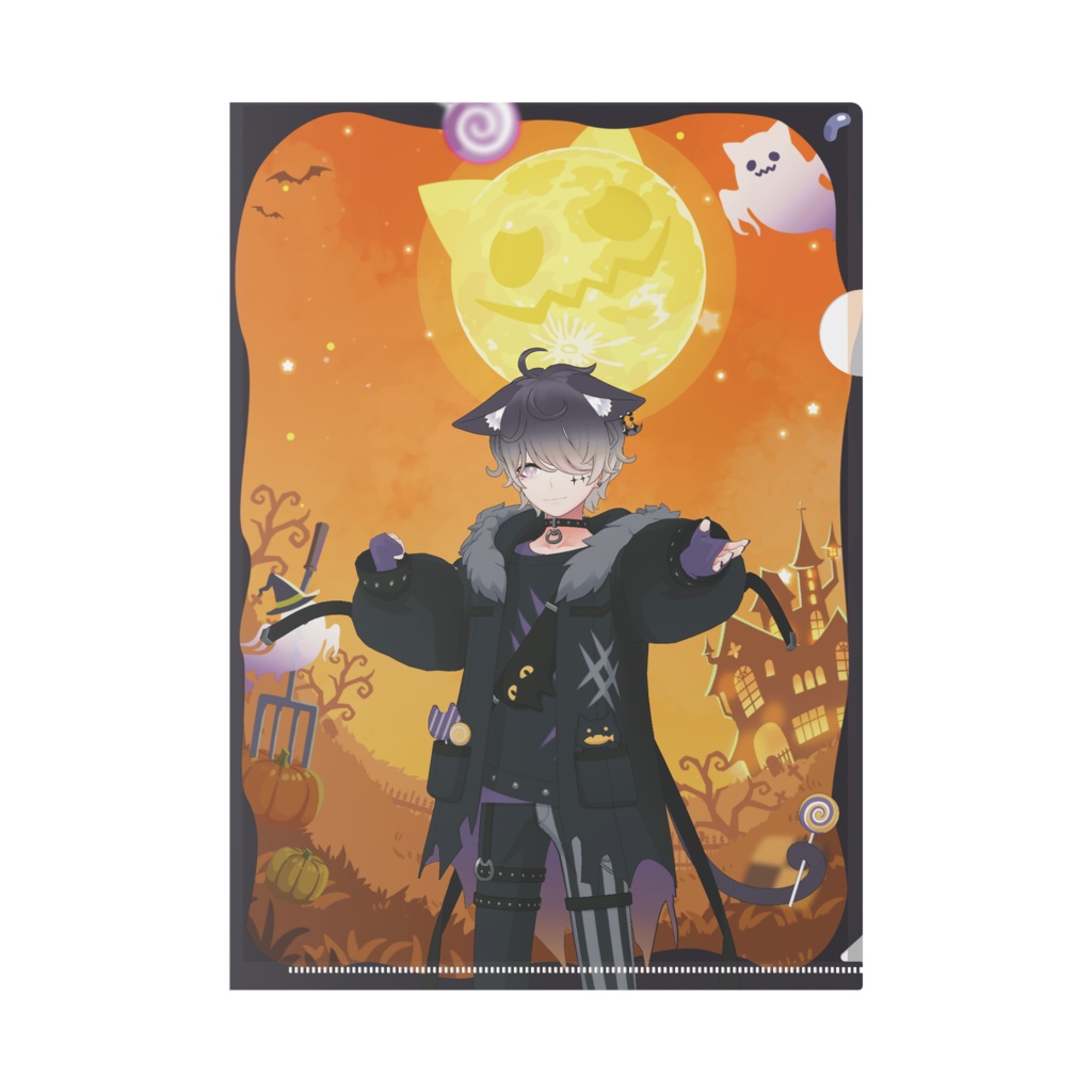 【しの】ハロウィングッズ-クリアファイル