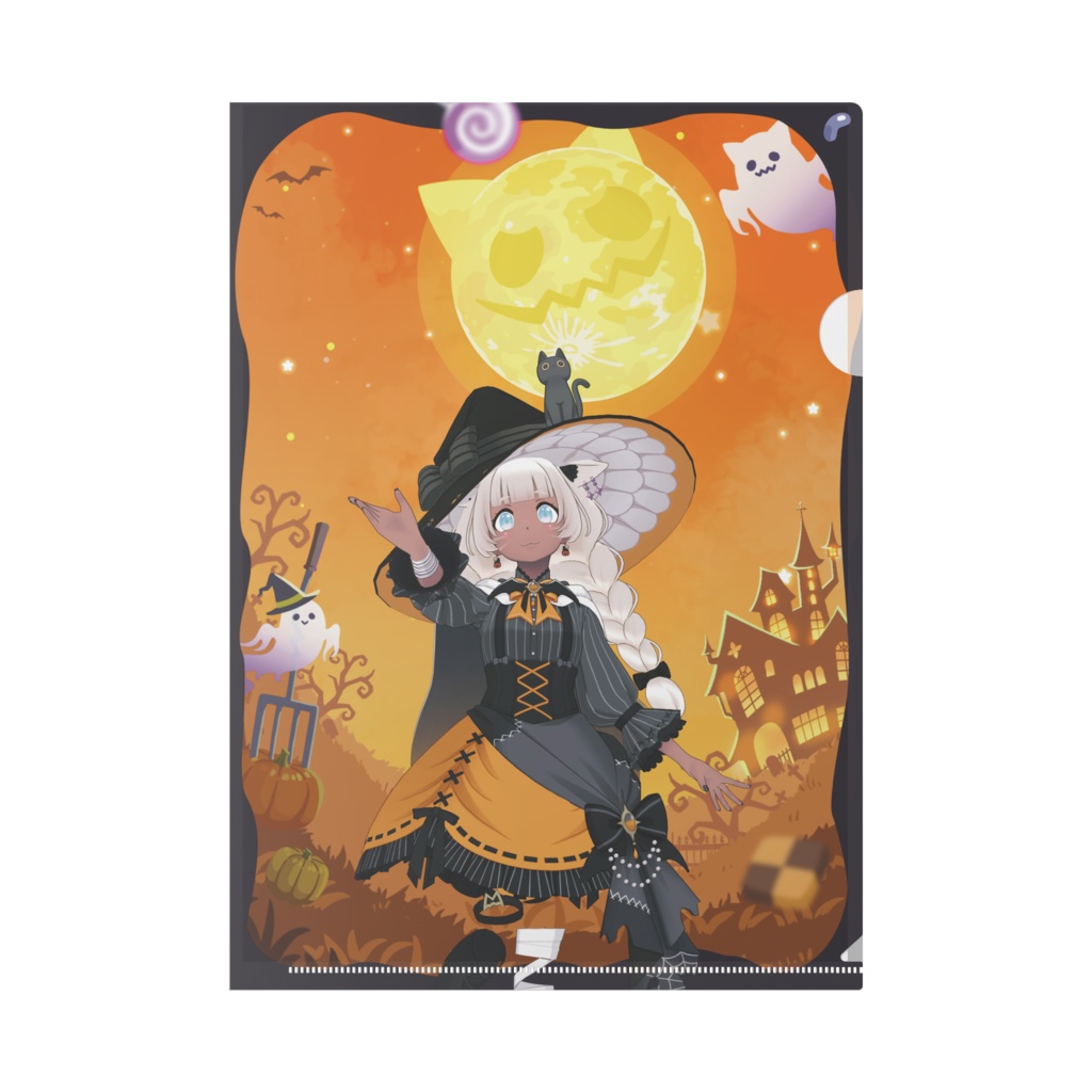 【しましまちゃん】ハロウィングッズ-クリアファイル