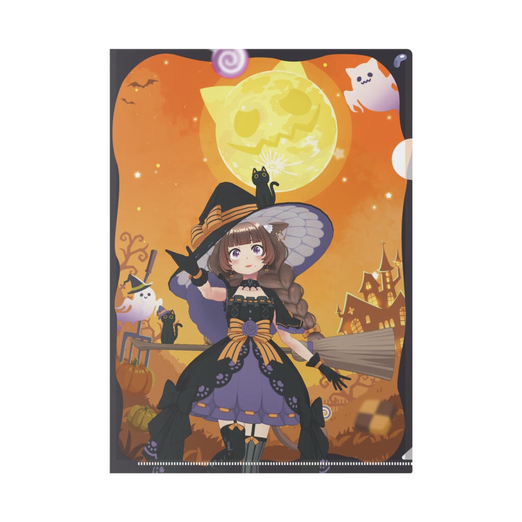 【すのわん】ハロウィングッズ-クリアファイル