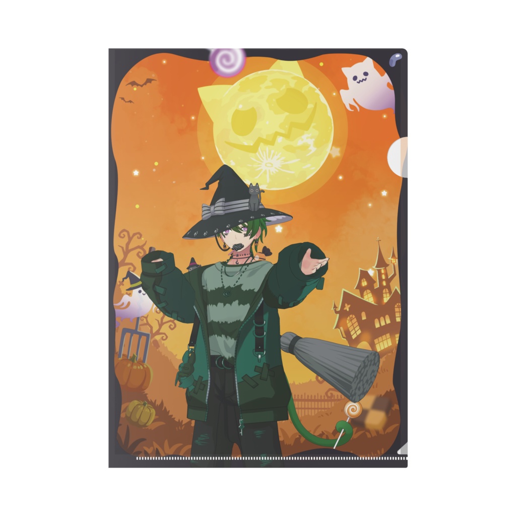 【そるたん】ハロウィングッズ-クリアファイル