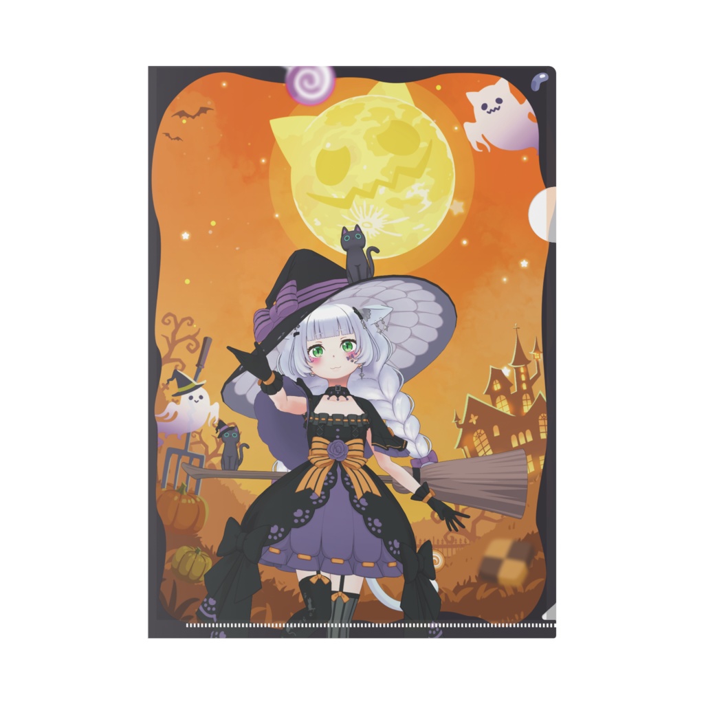 【ちびまる】ハロウィングッズ-クリアファイル