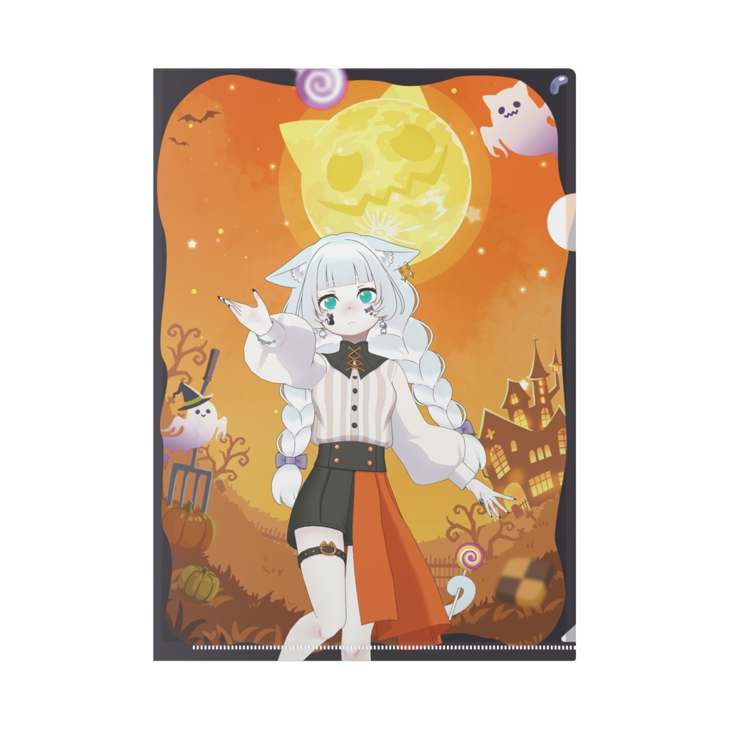 【とりぃ】ハロウィングッズ-クリアファイル