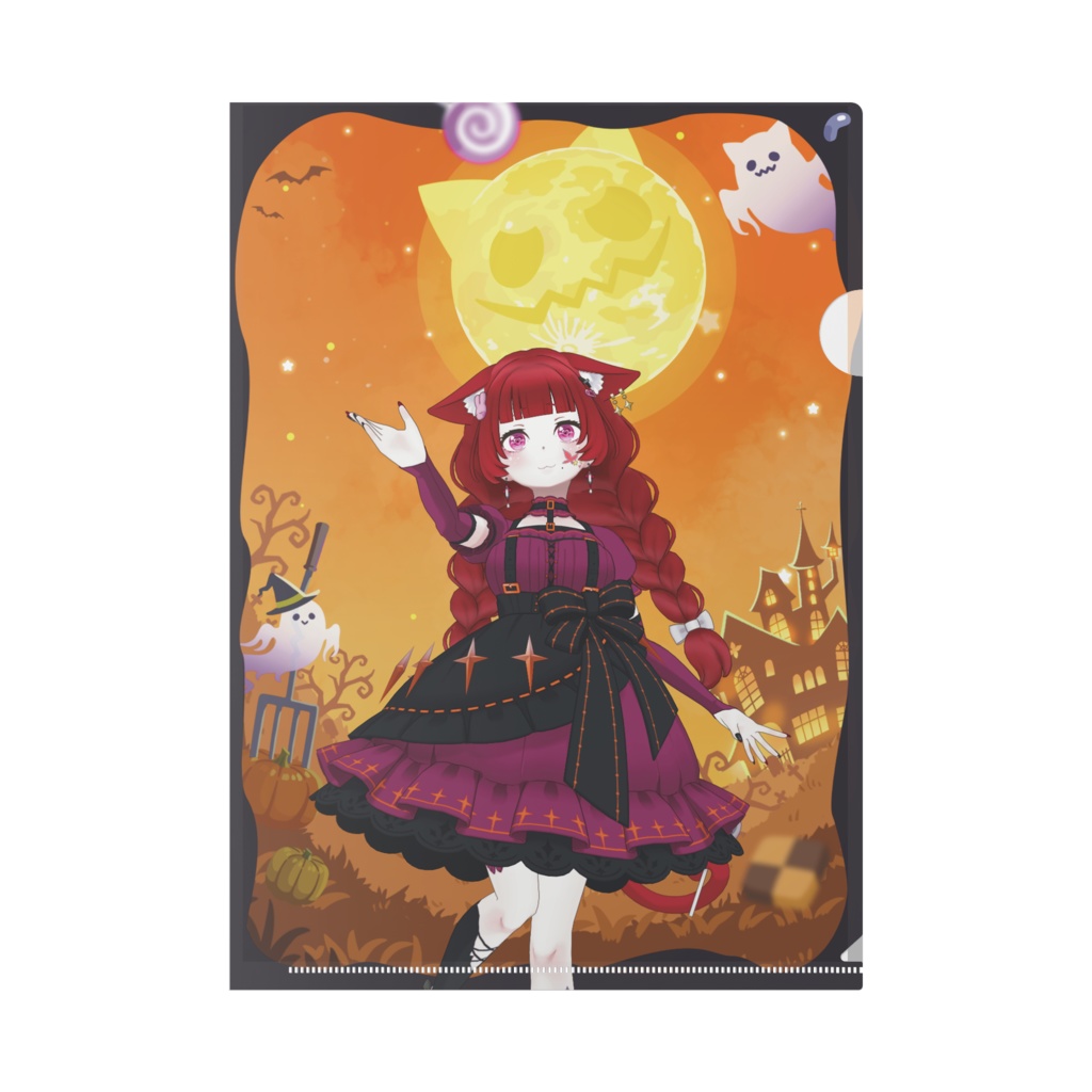 【とりりぴい】ハロウィングッズ-クリアファイル