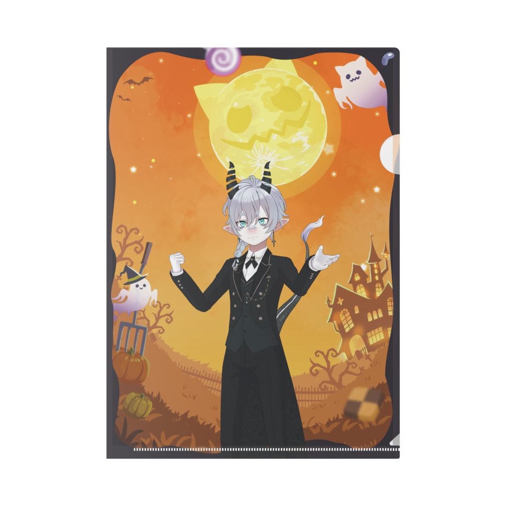 【ハクティ】ハロウィングッズ-クリアファイル