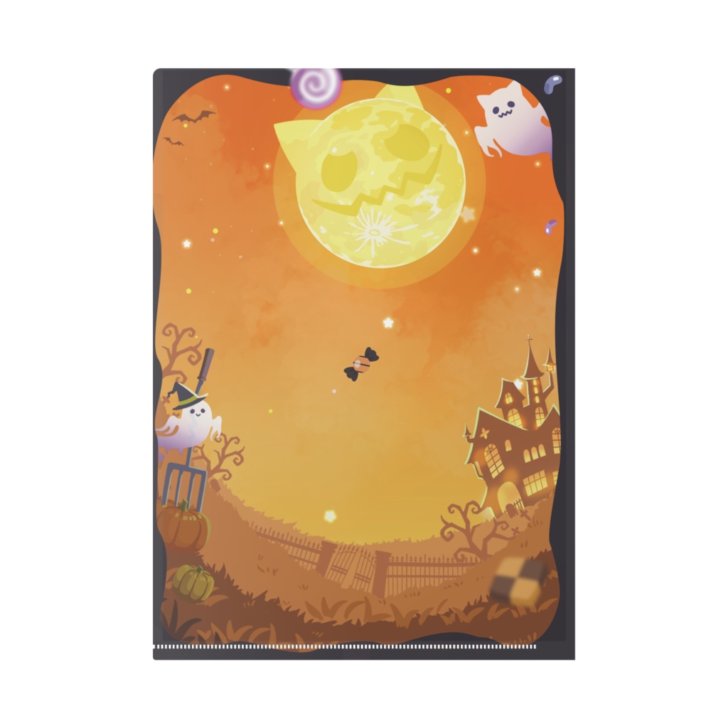 【はれちゃん】ハロウィングッズ-クリアファイル