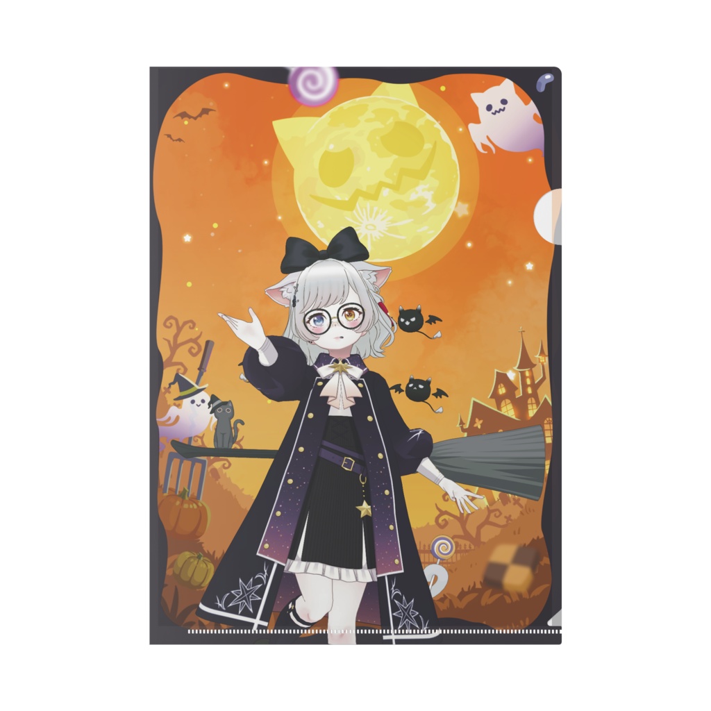 【ひよ丸】ハロウィングッズ-クリアファイル