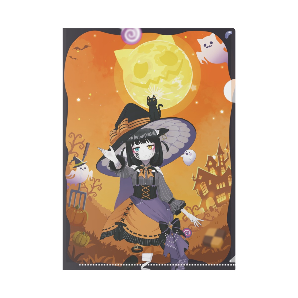 【ほにゃる@限界社畜】ハロウィングッズ-クリアファイル