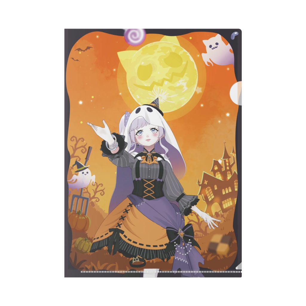 【ましろん】ハロウィングッズ-クリアファイル