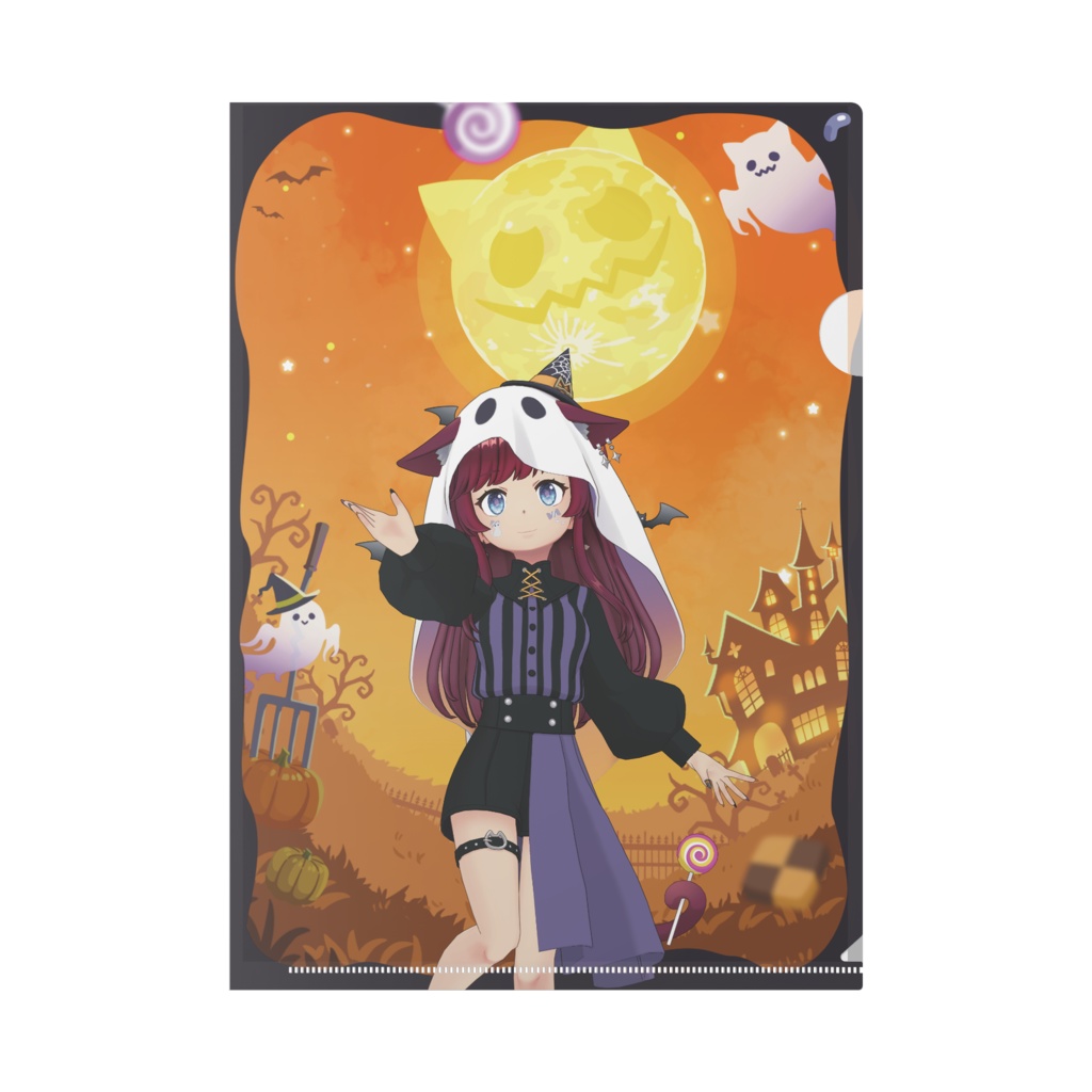 【まっちゃん】ハロウィングッズ-クリアファイル