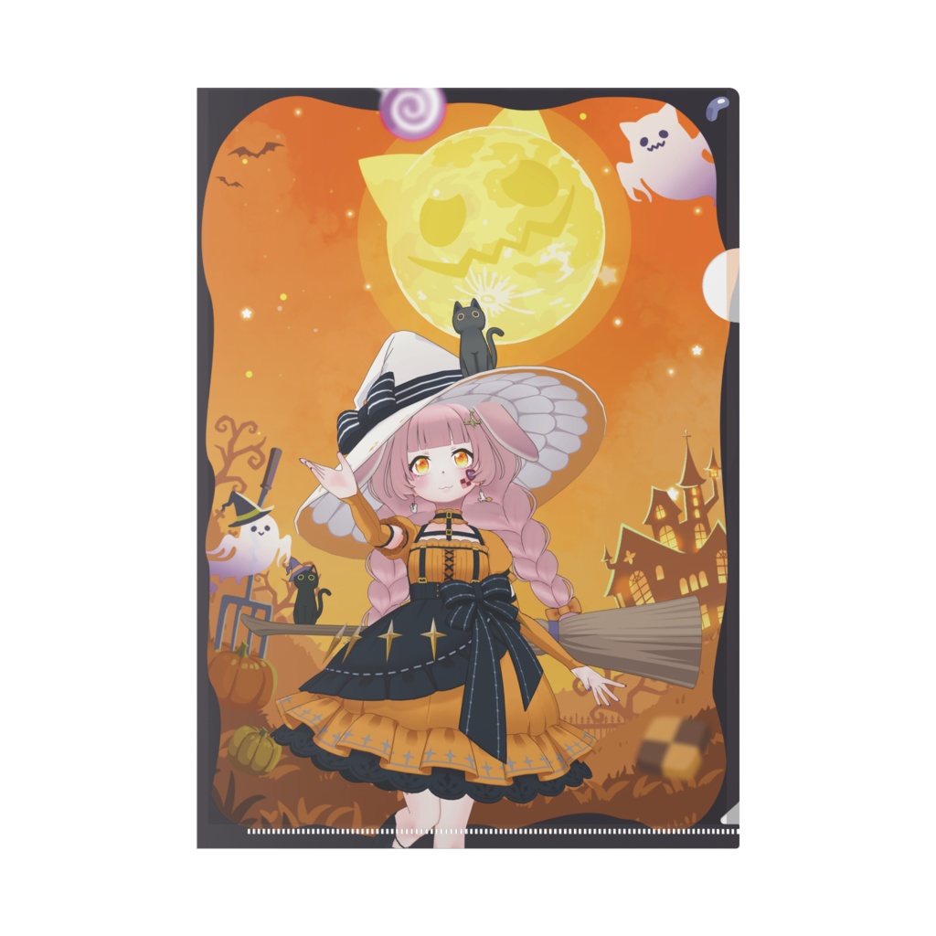 【まりなん】ハロウィングッズ-クリアファイル