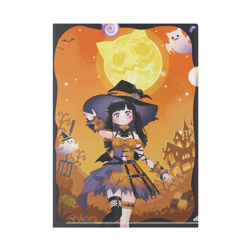 【みゅう先輩】ハロウィングッズ-クリアファイル