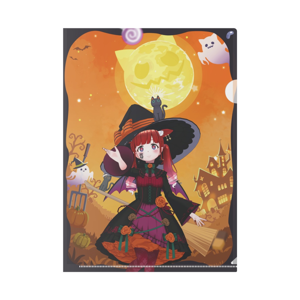 【めちゃん】ハロウィングッズ-クリアファイル