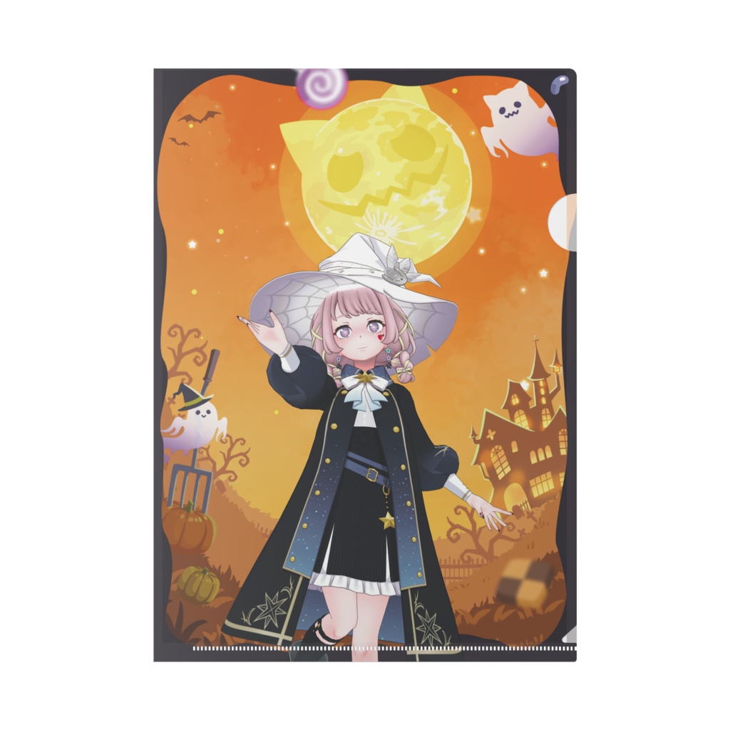 【めっか】ハロウィングッズ-クリアファイル