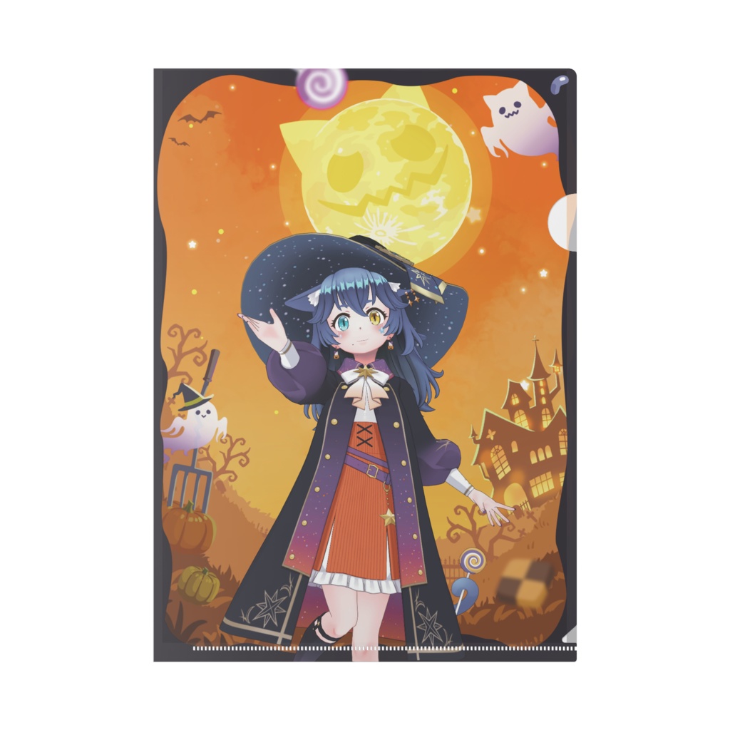 【めるる】ハロウィングッズ-クリアファイル