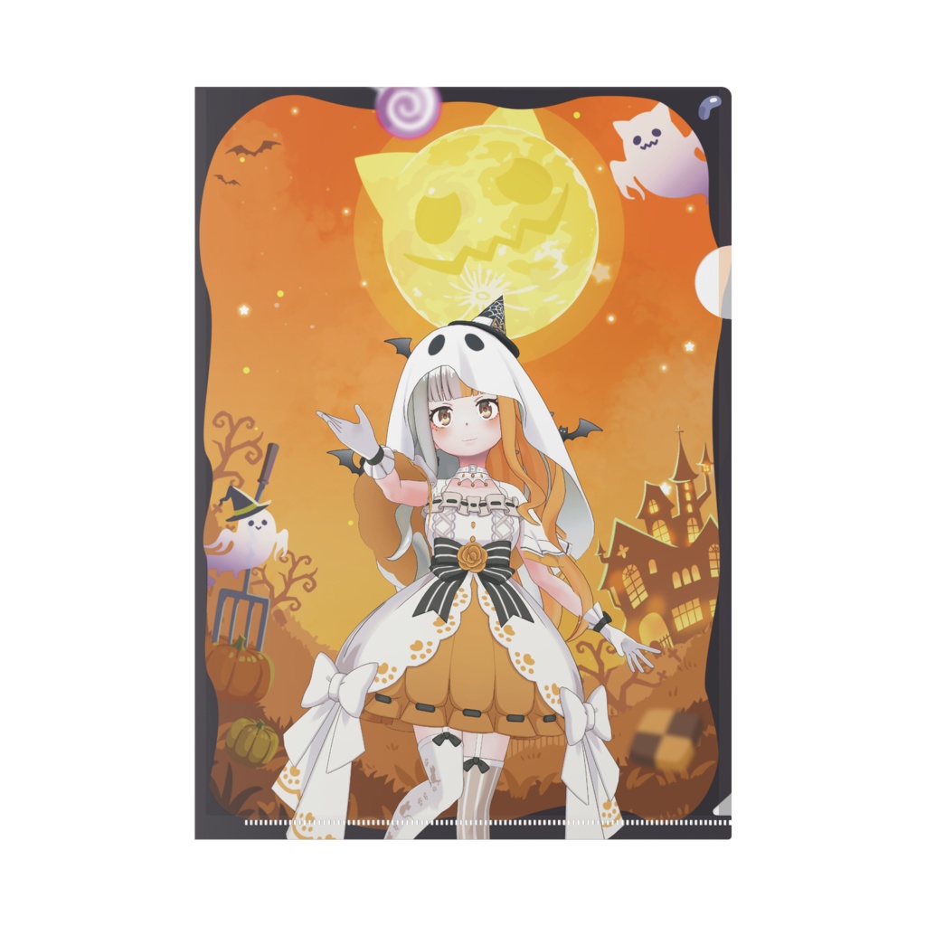 【ゆかぽん】ハロウィングッズ-クリアファイル