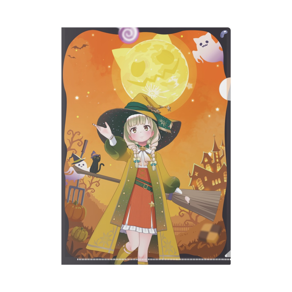 【ゆず・きゅーびっく】ハロウィングッズ-クリアファイル
