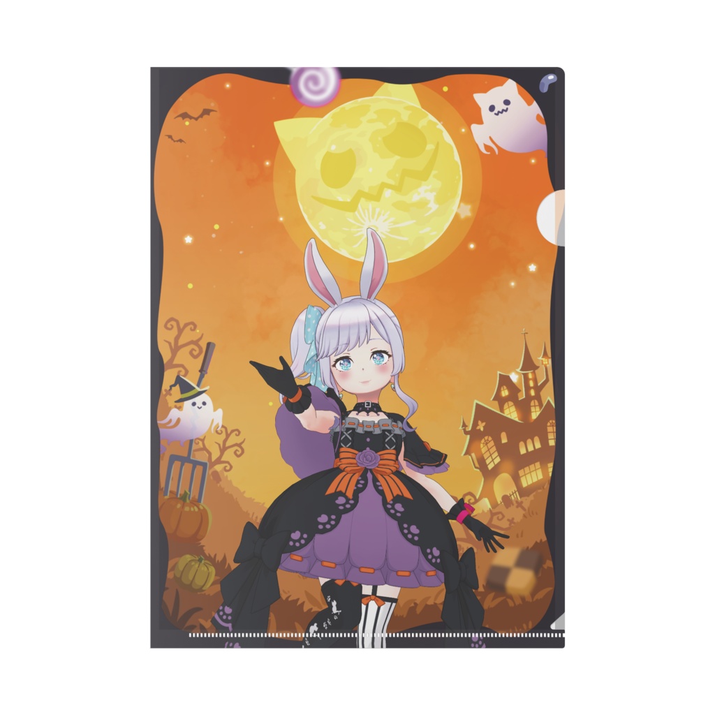 【ゆめみ めるる】ハロウィングッズ-クリアファイル