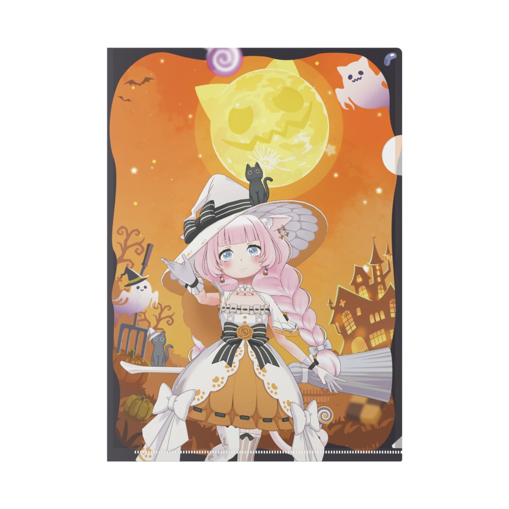 【ゆなてゃ】ハロウィングッズ-クリアファイル