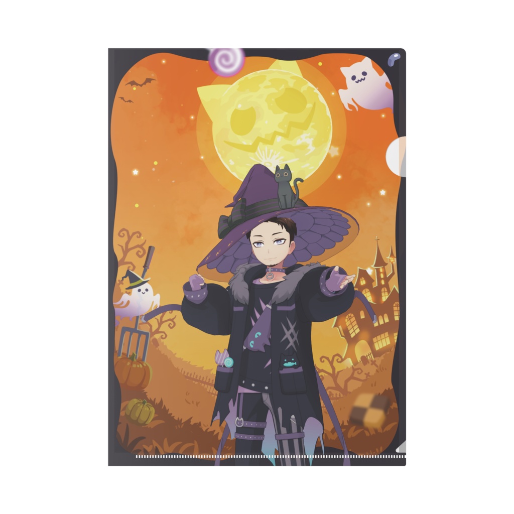【ユメ繋ぐバーカラフル】ハロウィングッズ-クリアファイル