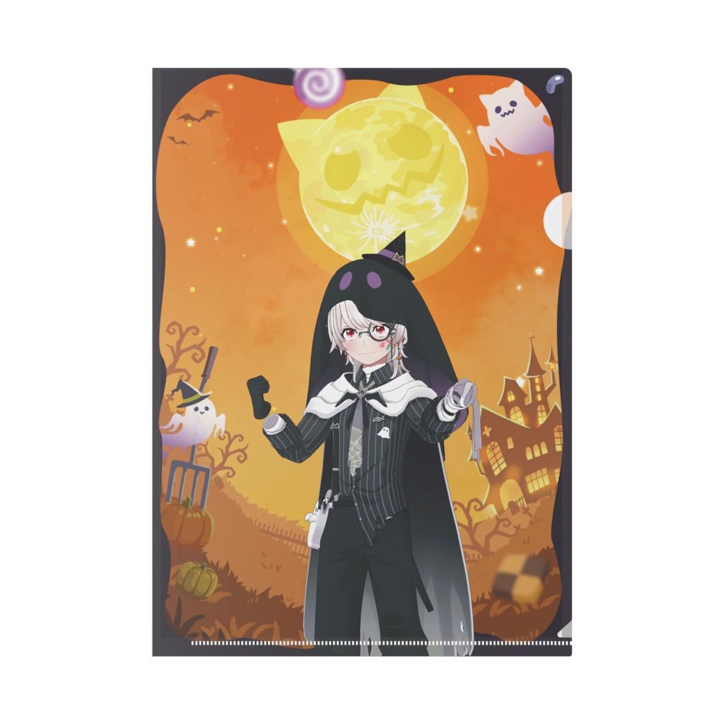 【ら ん ま 】ハロウィングッズ-クリアファイル