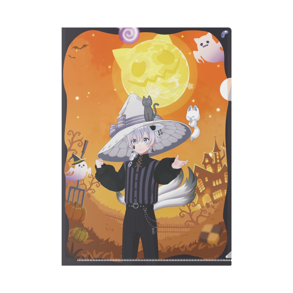 【ルイ】ハロウィングッズ-クリアファイル