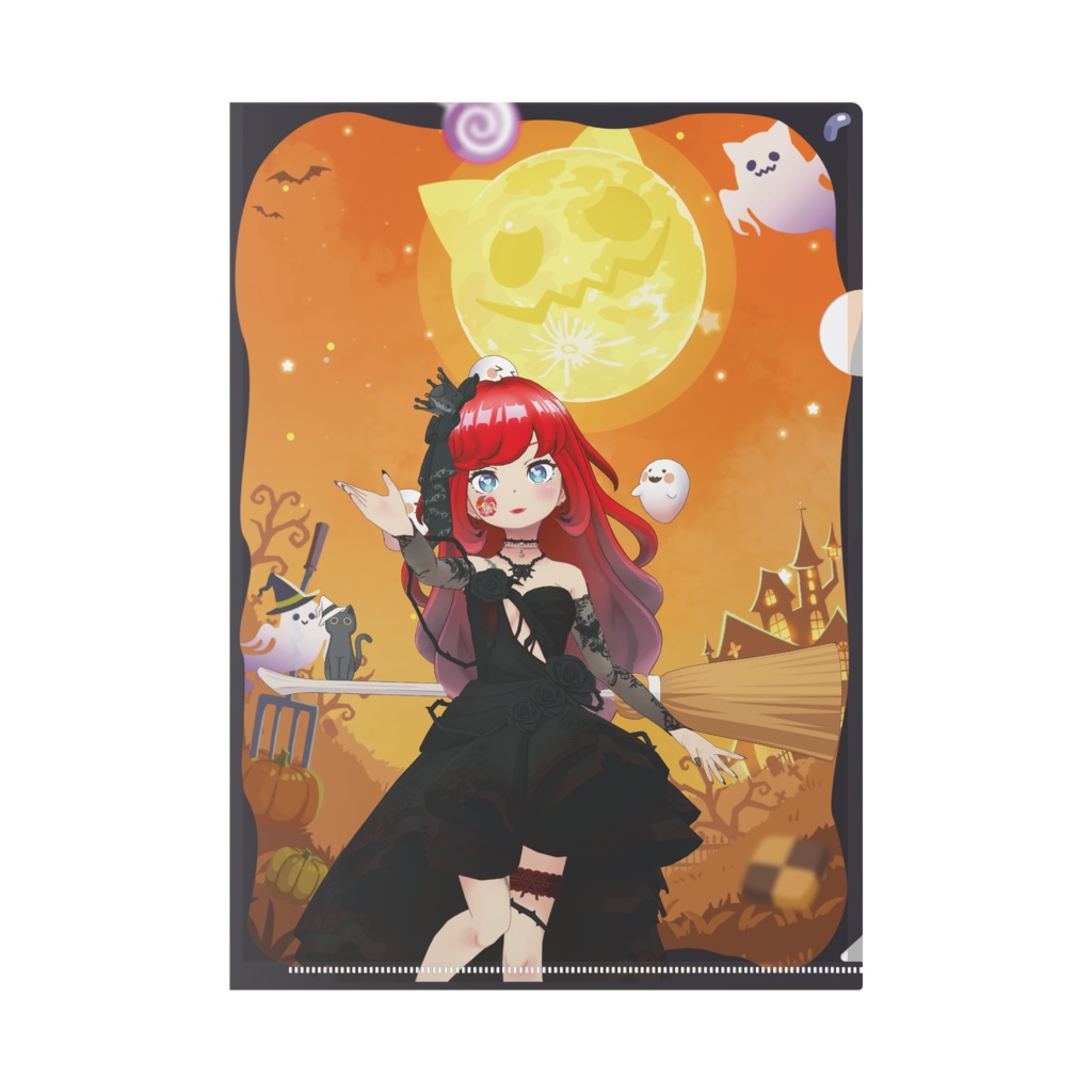 【ルバート・ぽっぽ】ハロウィングッズ-クリアファイル