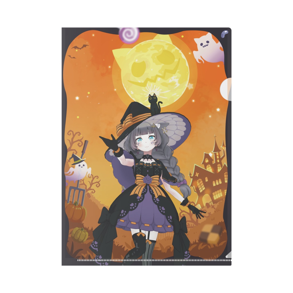 【卯ノ花あず】ハロウィングッズ-クリアファイル