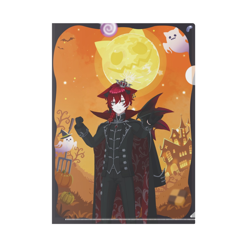 【焔緋燈也】ハロウィングッズ-クリアファイル