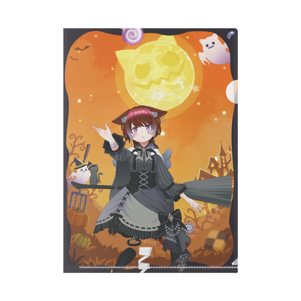 【塩ラーメン@カメリア】ハロウィングッズ-クリアファイル