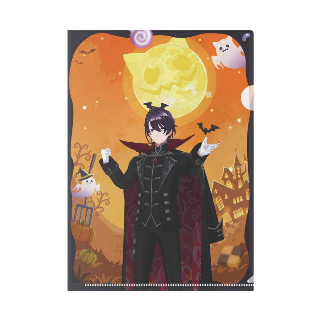 【花鳥 蘭摩】ハロウィングッズ-クリアファイル