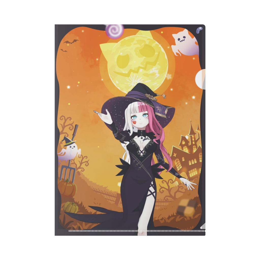 【海老沼しゅり】ハロウィングッズ-クリアファイル