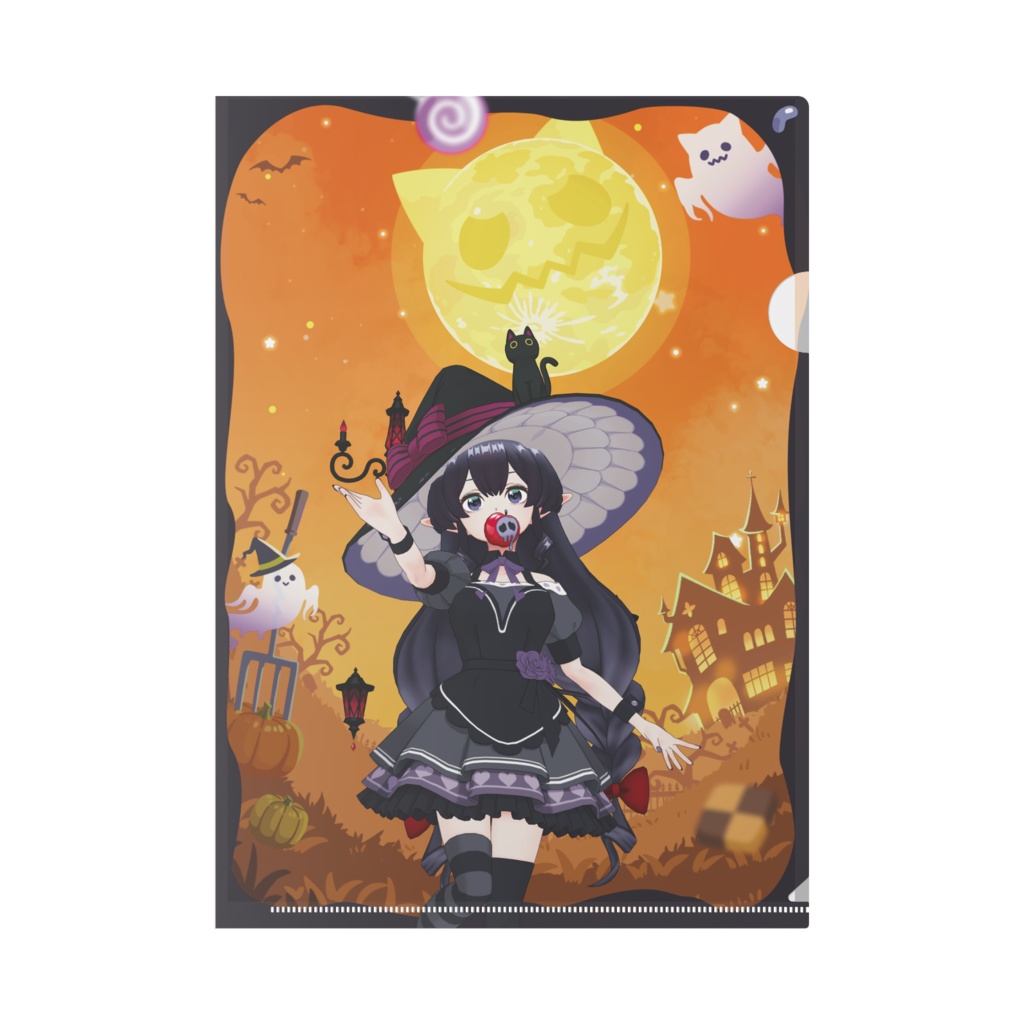 【叶 秘蜜】ハロウィングッズ-クリアファイル