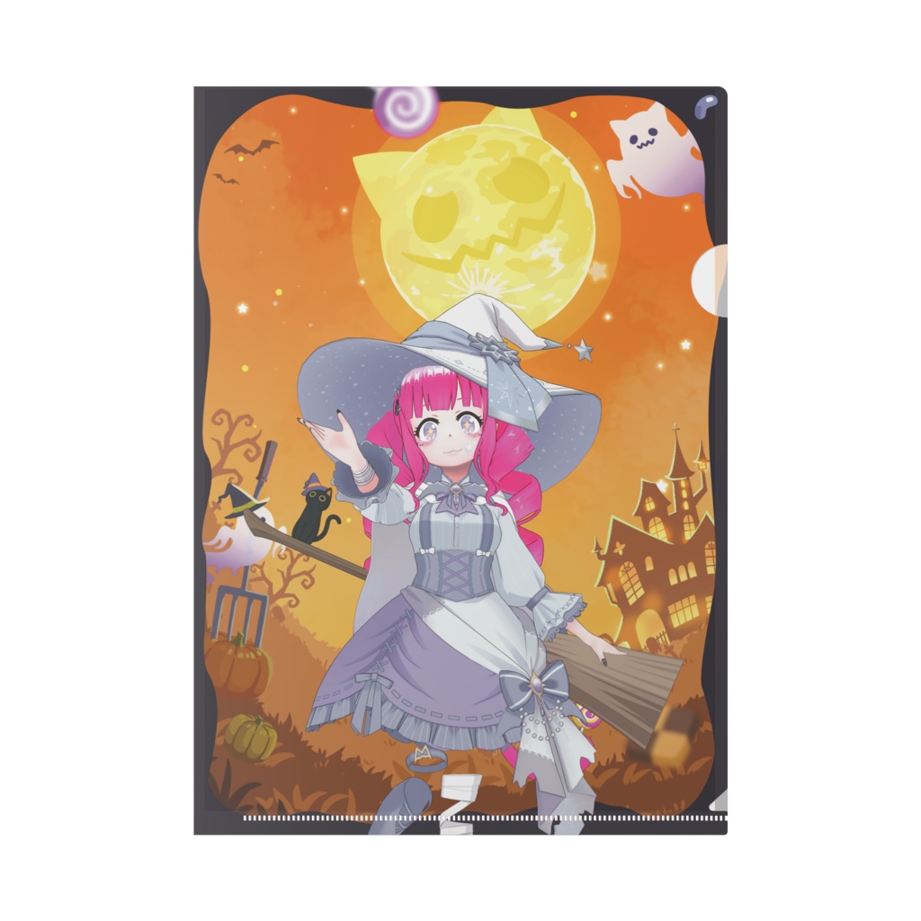 【甘井 るん】ハロウィングッズ-クリアファイル