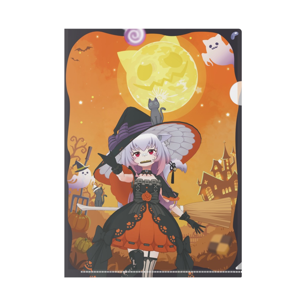 【甘味 紅茶】ハロウィングッズ-クリアファイル