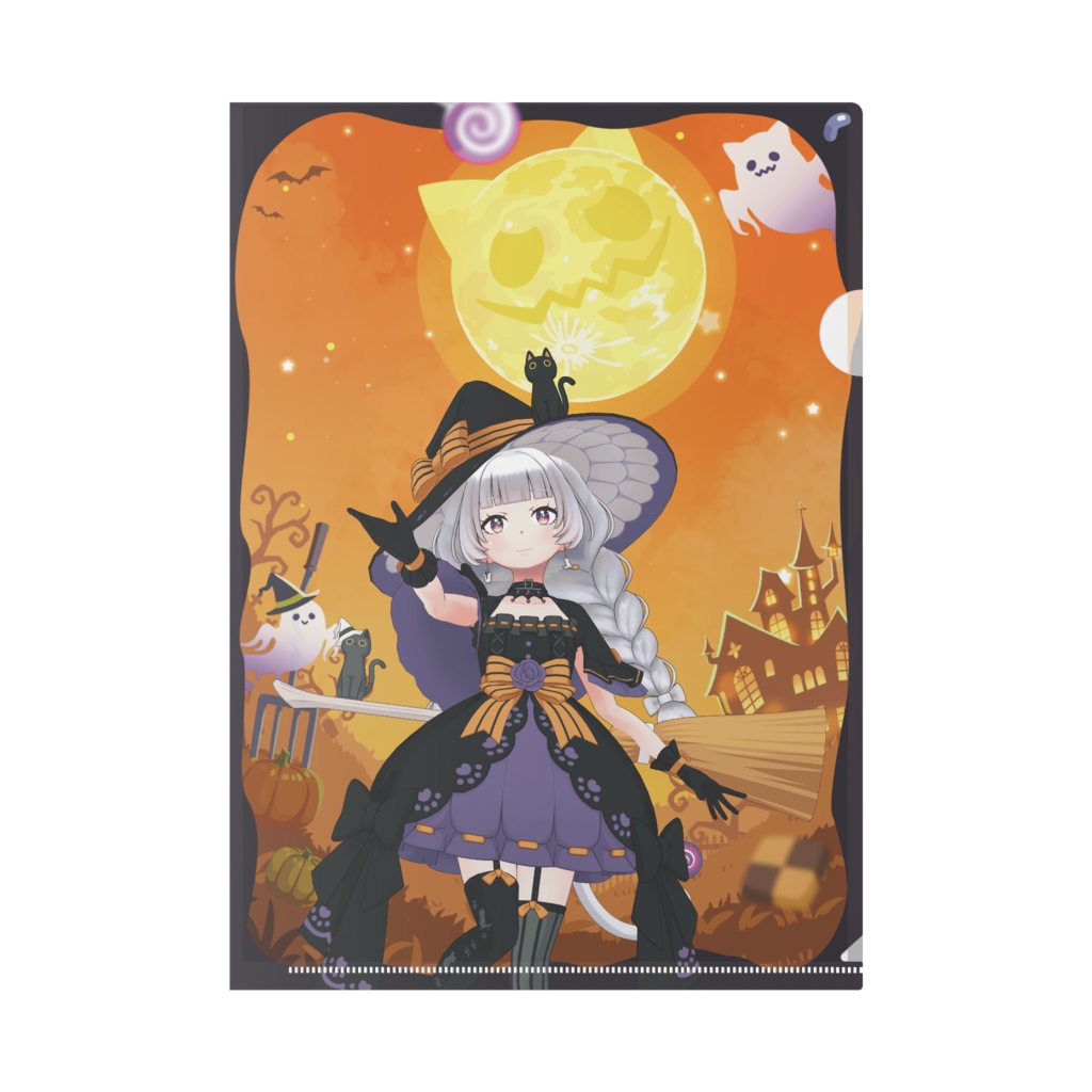 【喜乃未レイ】ハロウィングッズ-クリアファイル