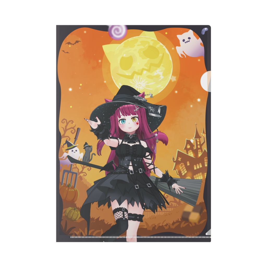 【希魔紅リリィ♡】ハロウィングッズ-クリアファイル