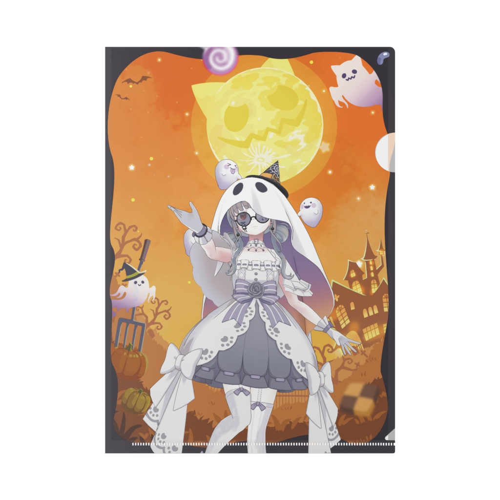【橘花 冬華】ハロウィングッズ-クリアファイル