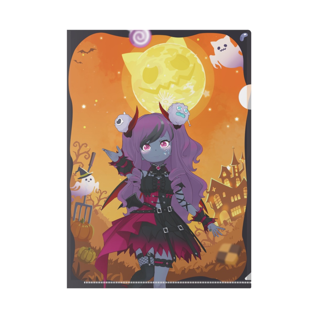 【逆夢悪夢】ハロウィングッズ-クリアファイル