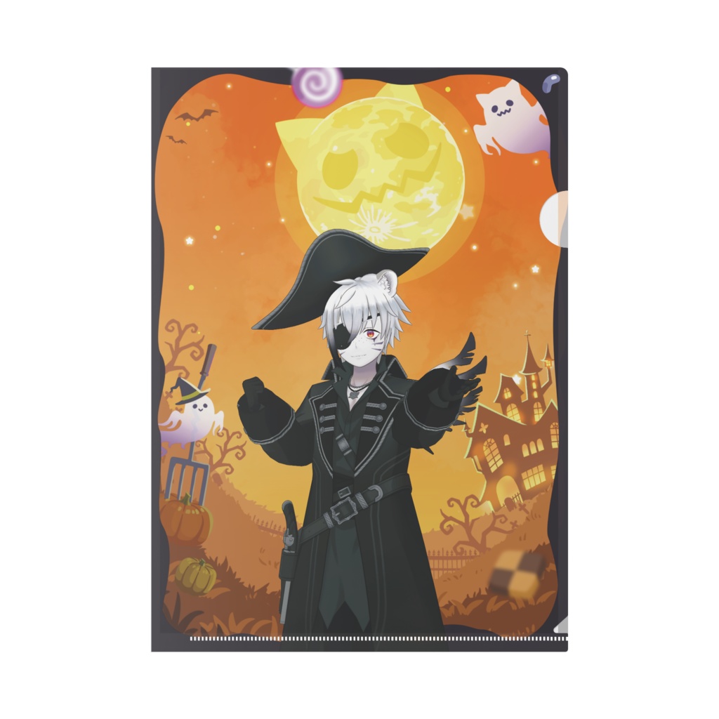 【栗須一座】ハロウィングッズ-クリアファイル