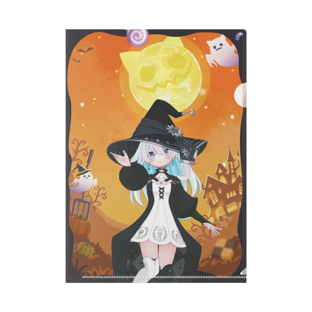 【月見小夜】ハロウィングッズ-クリアファイル