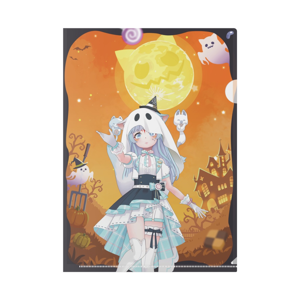 【月野 汐(ウシオ)】ハロウィングッズ-クリアファイル