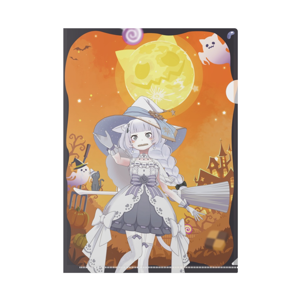 【御蒼空くぅ】ハロウィングッズ-クリアファイル