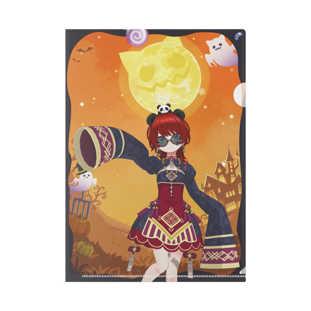 【向坂にがり】ハロウィングッズ-クリアファイル