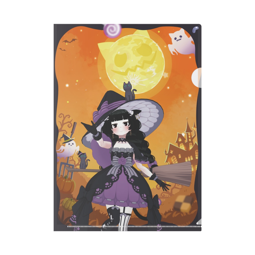 【黒糖】ハロウィングッズ-クリアファイル