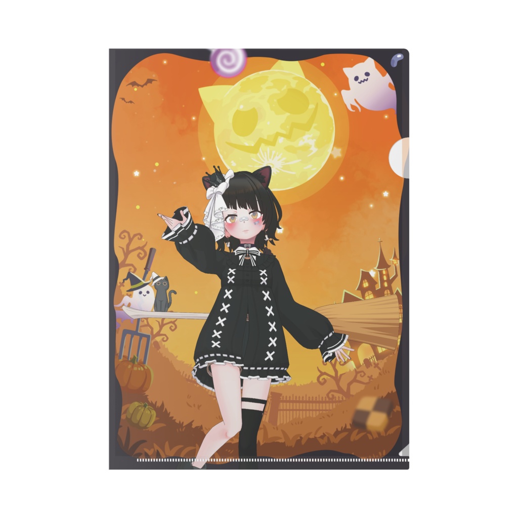 【今宵すい】ハロウィングッズ-クリアファイル