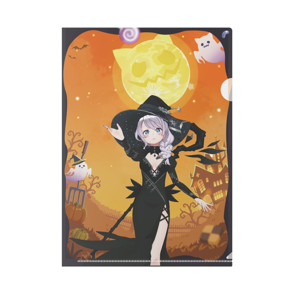 【詞ノ月やんやん】ハロウィングッズ-クリアファイル
